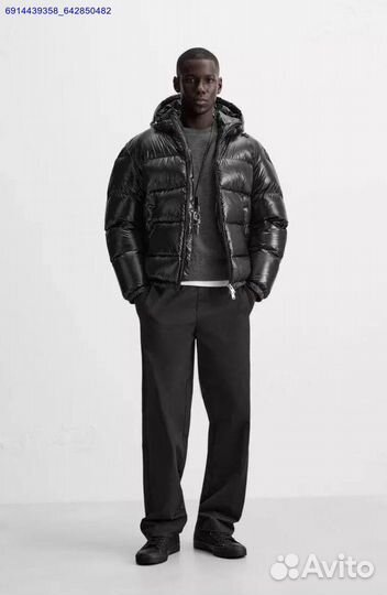 Пуховки Zara x Moncler глянцевый (Арт.65920)