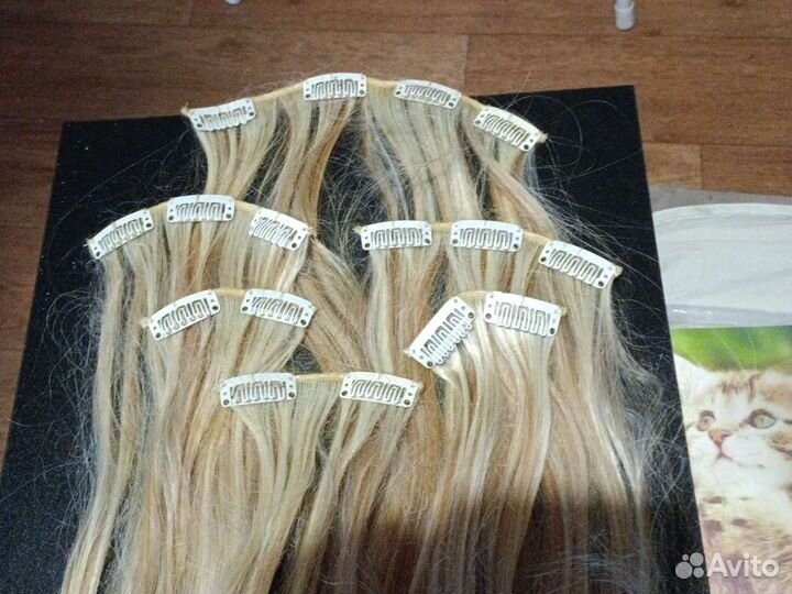 Трессы искусственные на заколках