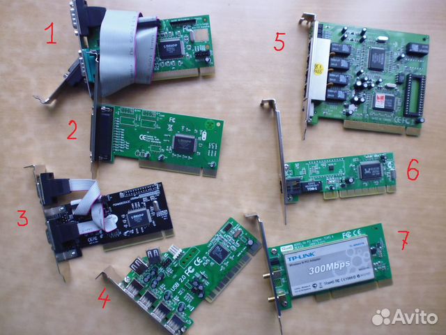 Разные контроллеры PCI