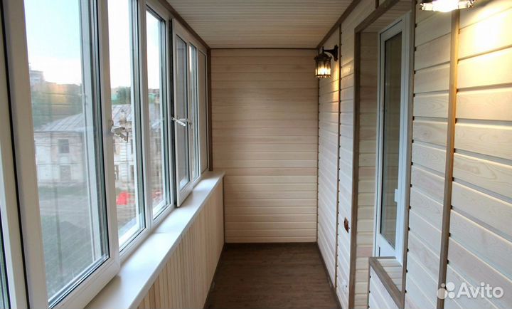 Остекление балкона и установка пластиковых окон