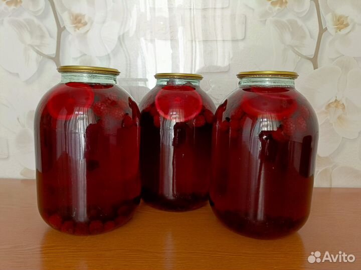 Компот домашний ежевичный