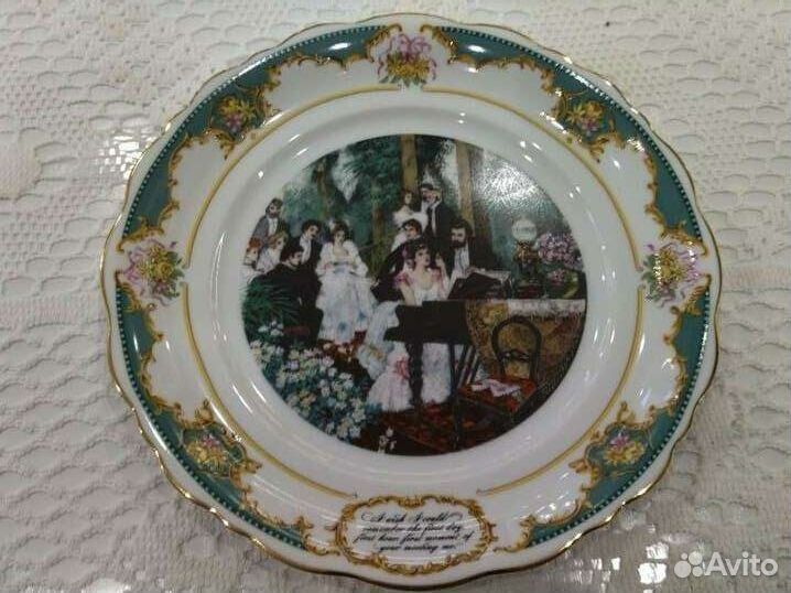 Тарелка декоративная. Фарфор. Англия