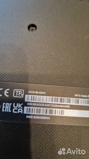 Acer aspire 3 a315-58-52HC