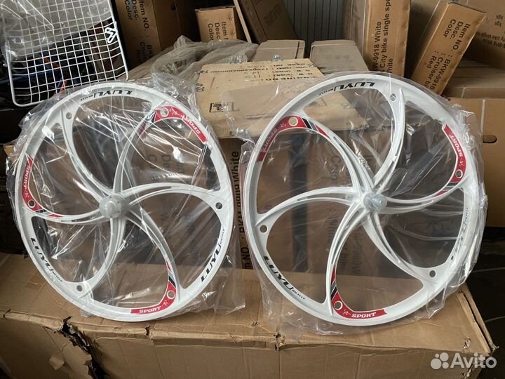 Диски на велосипед литые 26 (пара)