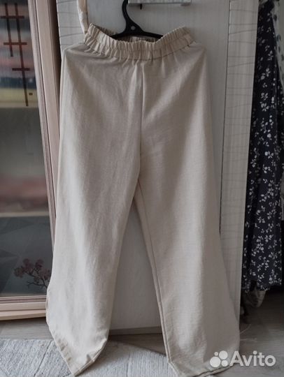 Летний костюм с брюками палаццо