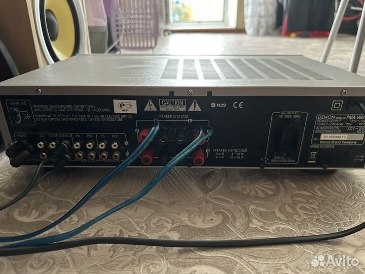 Усилитель Denon PMA 500AE + акустика Microlab PRO3