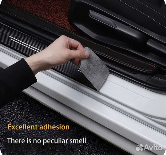 Защитные наклейки на пороги nissan teana