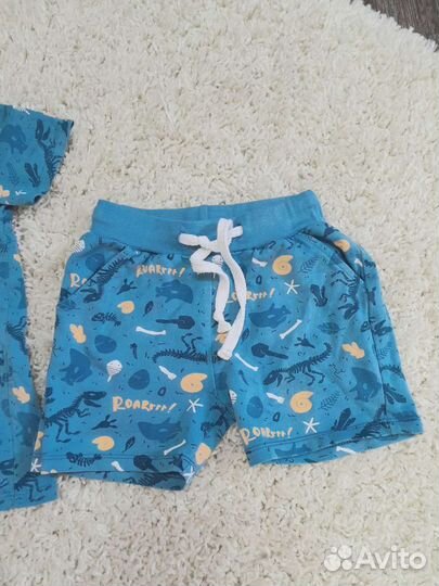 Костюм на мальчика шорты и футболка 104