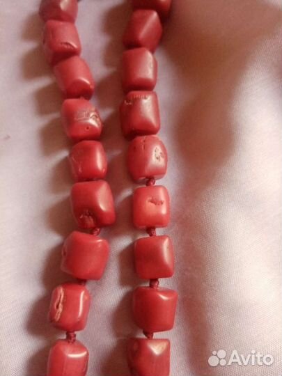 Коралловые бусы. Коралл