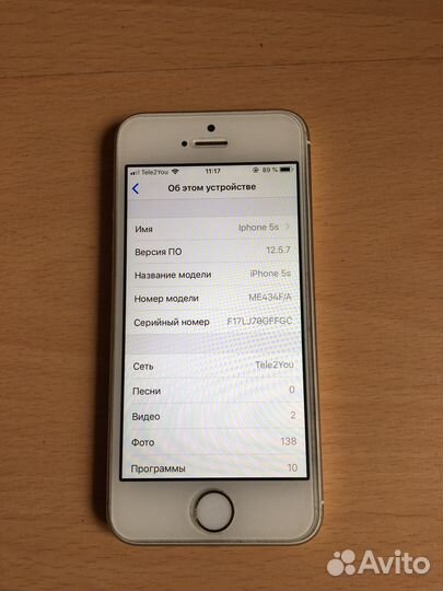 Apple iPhone 5s 16gb