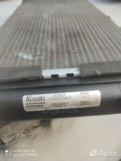 Радиатор печки MAN f90