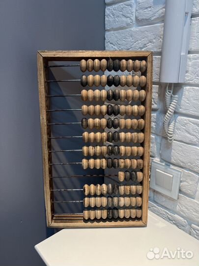 Счеты деревянные бухгалтерские времен СССР