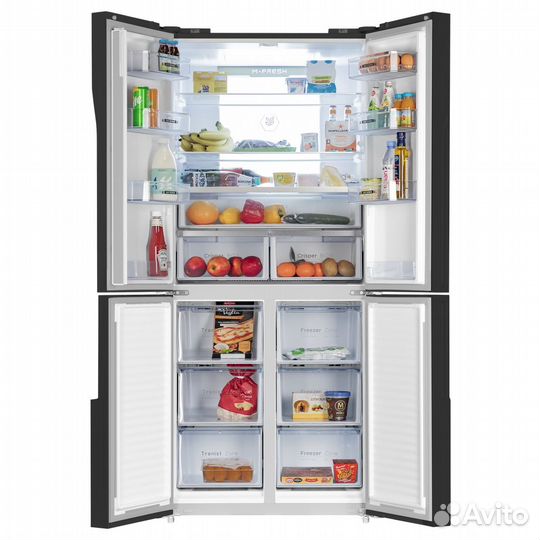 Холодильник с инвертором maunfeld MFF181NFB