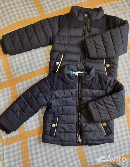 Куртки 2 шт. одинаковые р. 74