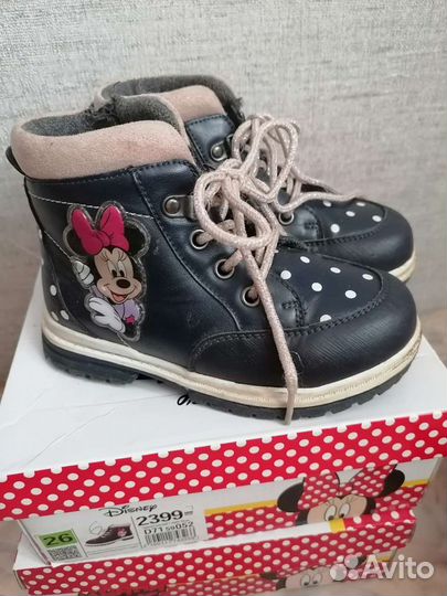 Ботинки демисезонные для девочки 26 размер