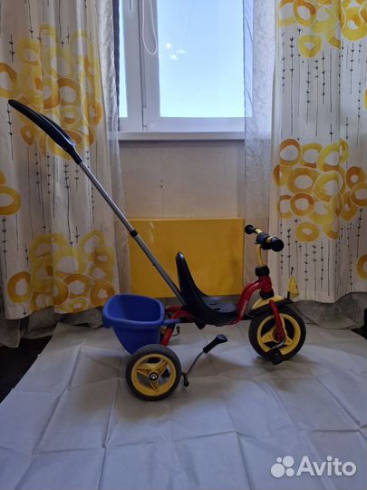 Велосипед с родительской ручкой Puky Ceety