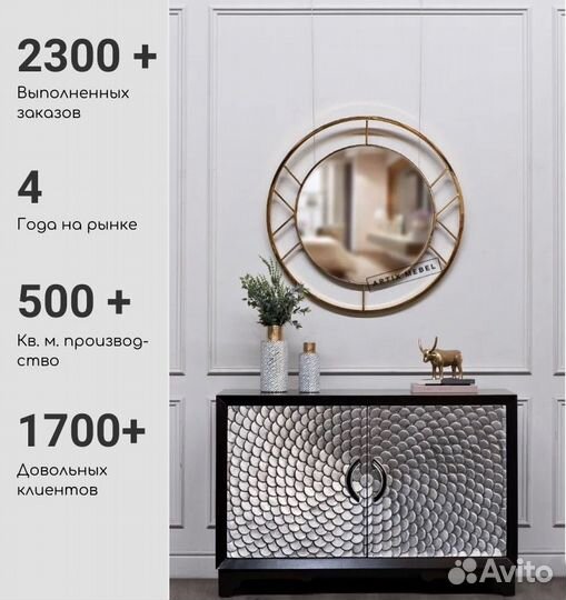 Прямоугольная зеркало Whell