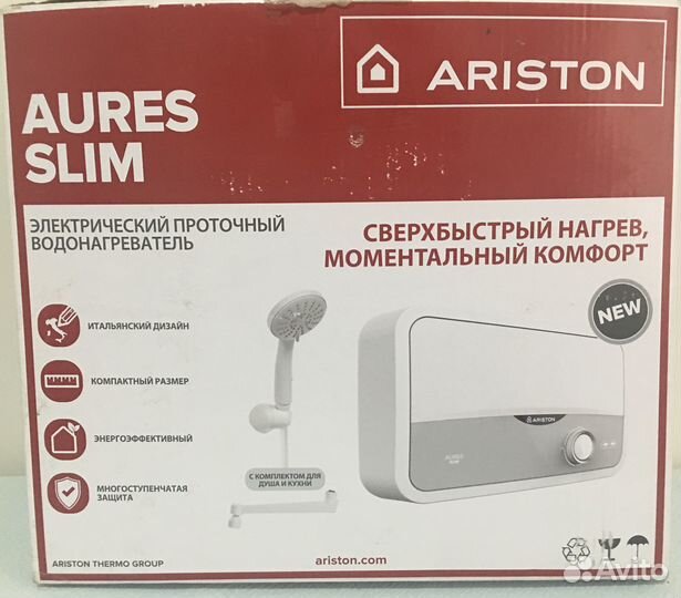 Проточный водонагреватель Ariston
