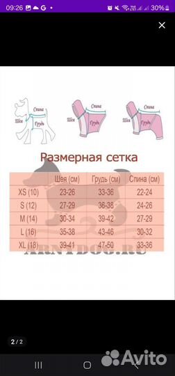 Куртка для собак и кошек мелких пород