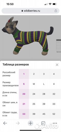 Свитер для маленьких собак s