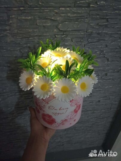 Букет цветов из мыла