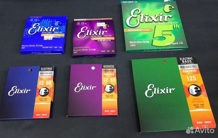 Струны Elixir (США) для акустики и электрогитары
