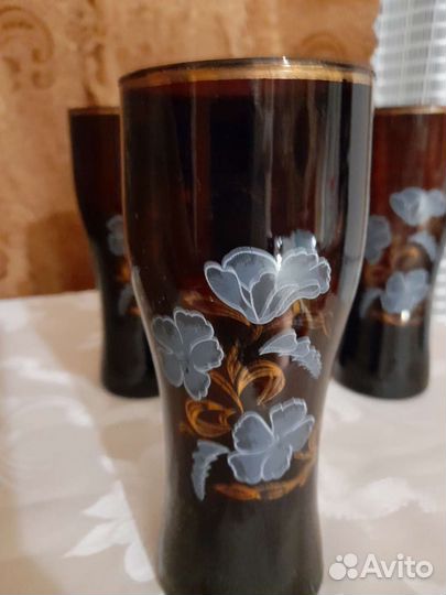 Бокалы фужеры рюмки Чехия хрусталь, Bohemia