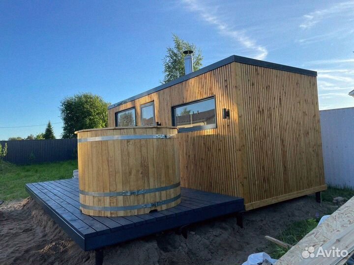 Модульный дом баня