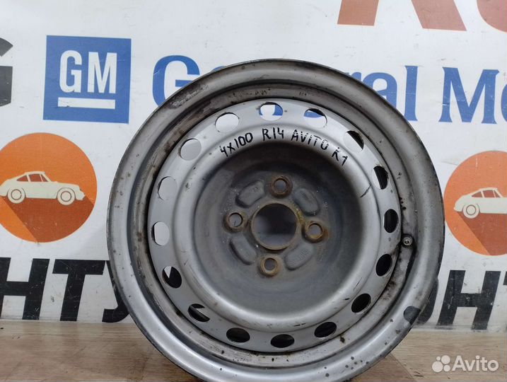 Диск штампованый 4x100 R14
