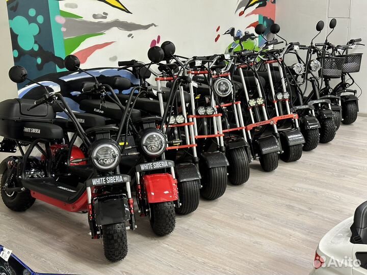 Электроскутер Wolong X7 Pro 2000W 20Ah