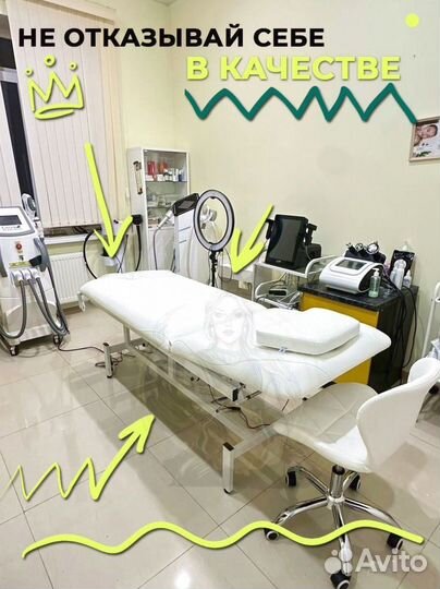 Кушетка массажная косметологическая 1 мотор электро