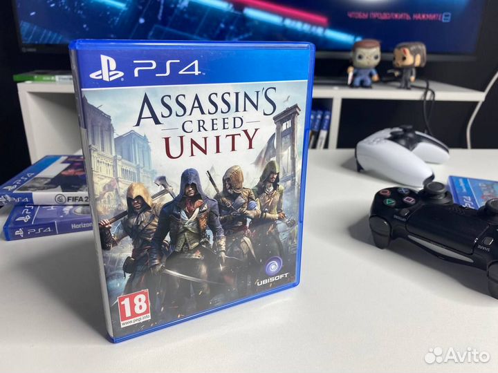 PS4 игра Assassin s Creed: Единство (Только Диск)