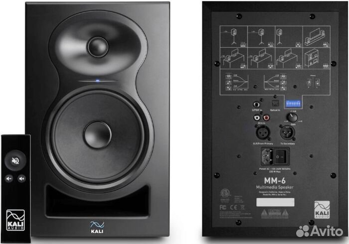 Пара студийных мониторов Kali Audio MM-6