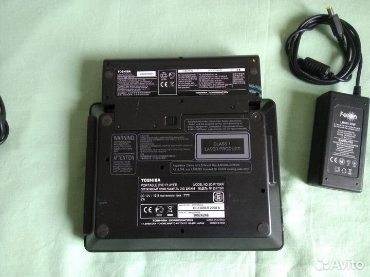 Портативный двд плеер Toshiba 7
