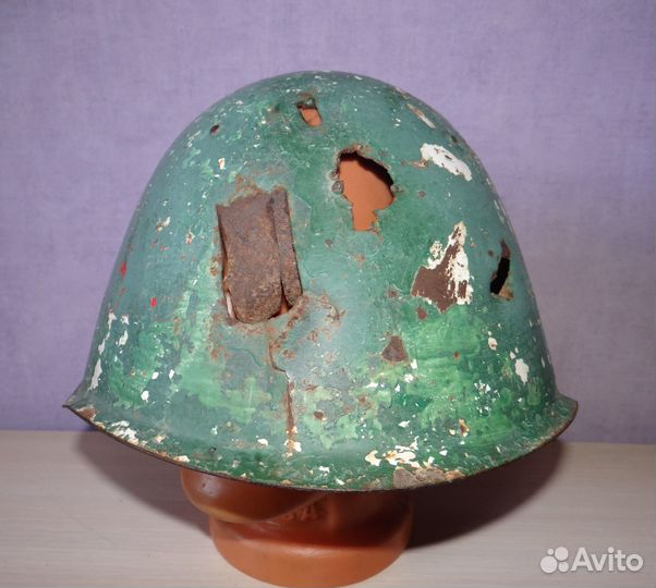 Стальная каска сш -60 Шлем вс СССР перекрас из ваи