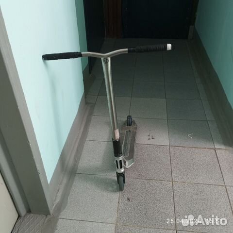 Титановый руль спутник для трюкавого самоката, Б/у купить в Москве | Авито