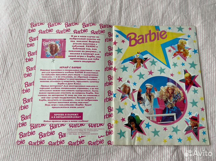 Альбом Panini Барби Barbie