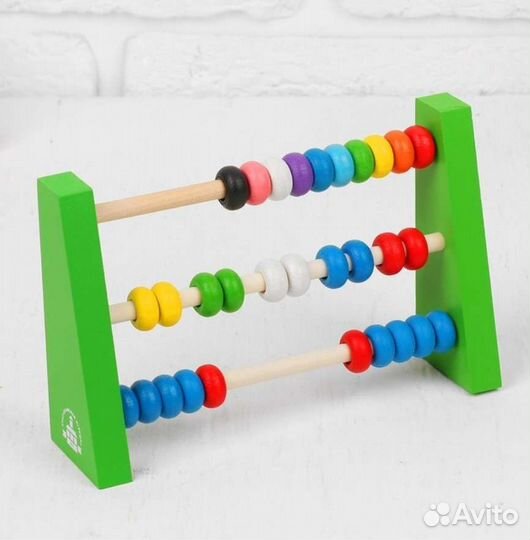 Игрушка счёты детская радуга