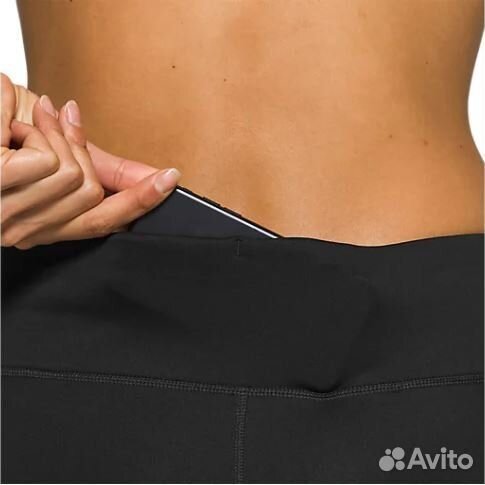 Тайтсы asics Katakana Crop Black ж