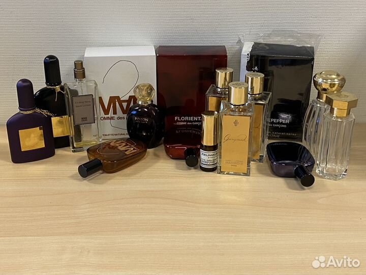 Пустые флаконы от парфюмерии Tom Ford Dior и др