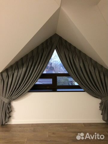 Оформление окна мансарды