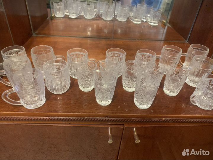 Хрустальные бокалы СССР