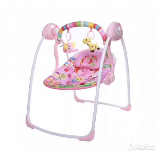 Электрокачели safari Розовые джунгли