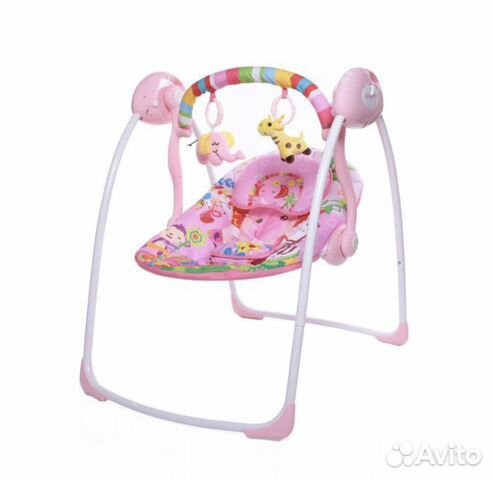 Электрокачели safari Розовые джунгли