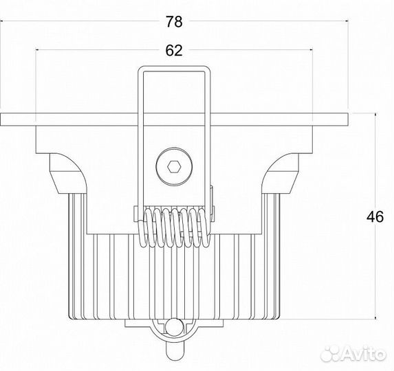 Встраиваемый светильник Deko-Light 565281