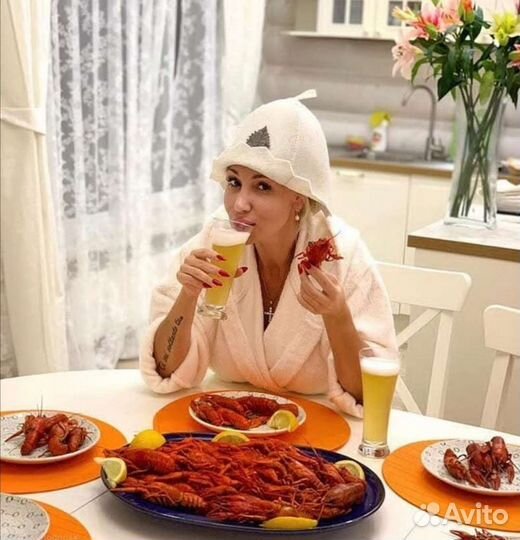 Раки живые и вареные