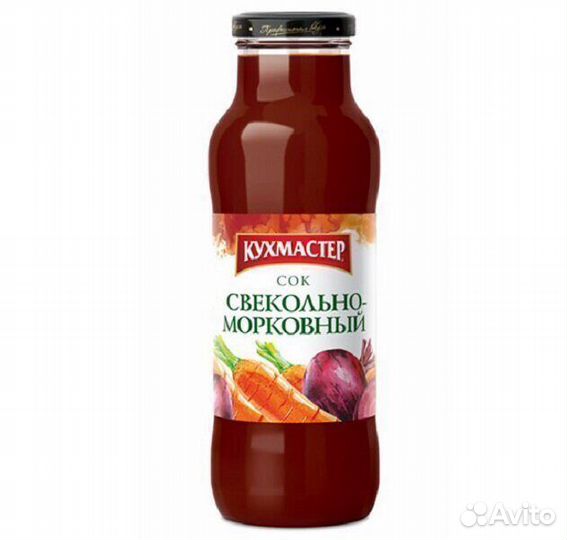 Опт - Сок Кухмастер Свекольно-морковный с мякотью