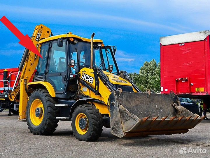 На JCB 3CX/4CX Стекло правое открываемое индия