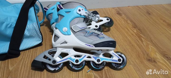 Роликовые раздвижные коньки decathlon 32-35