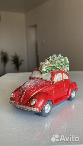 Машина новый год елка гипс